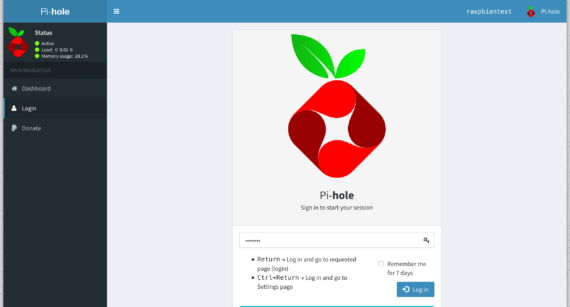 Installare Pi-Hole su Raspberry Pi 4 - Gestione console amministrativa via web