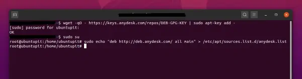 Installare AnyDesk su Ubuntu - utilizziamo WGET
