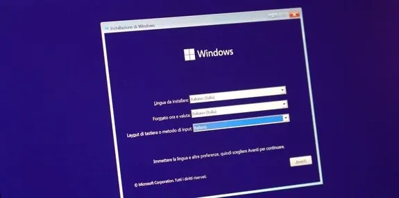 Installare Windows 11 - Primo Step
