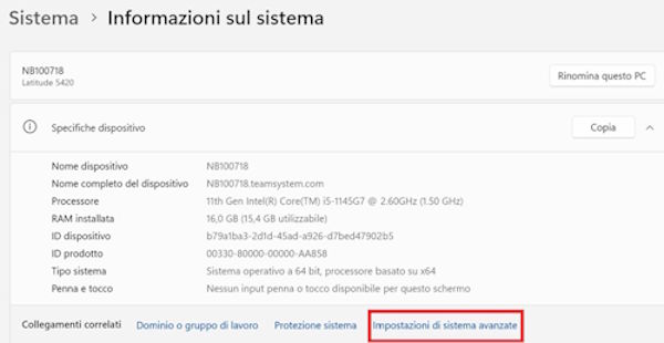 File di paging - Configurazione